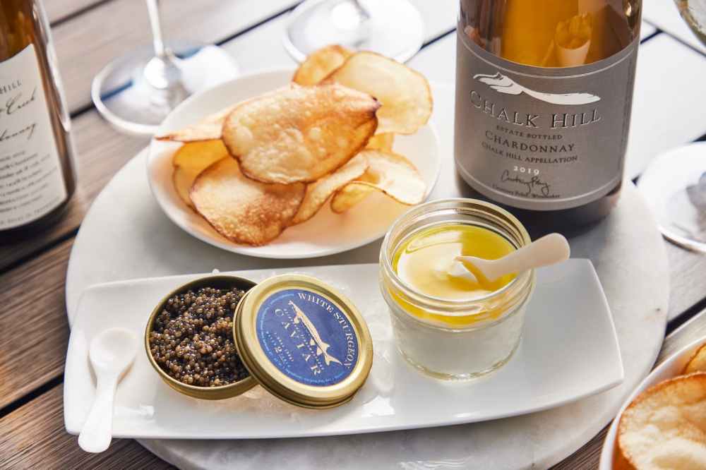 Chalk Hill Estate Caviar Tasting