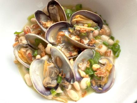 Lemongrass Clams & Beans