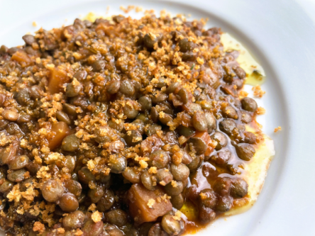 Tuscan Lentils all'Uccelletto