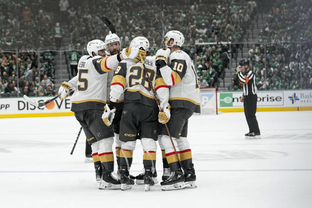 Defending champion Golden Knights beat Stars 3 1 to take 2 0 series lead home to Vegas Yahoo Sports